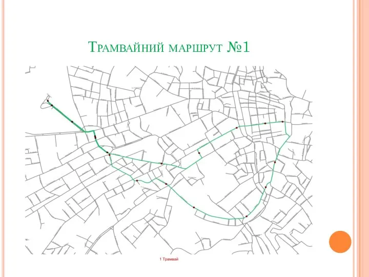Трамвайний маршрут №1