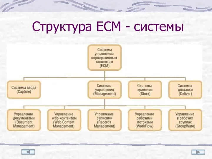 Структура ECM - системы