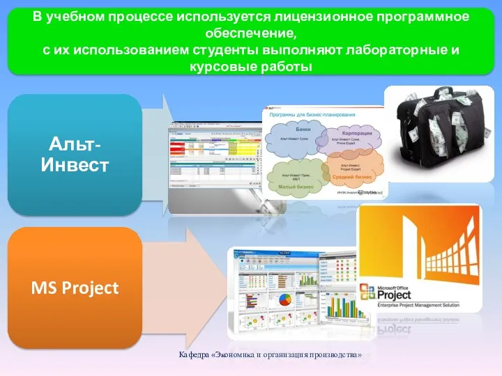 Кафедра «Экономика и организация производства»