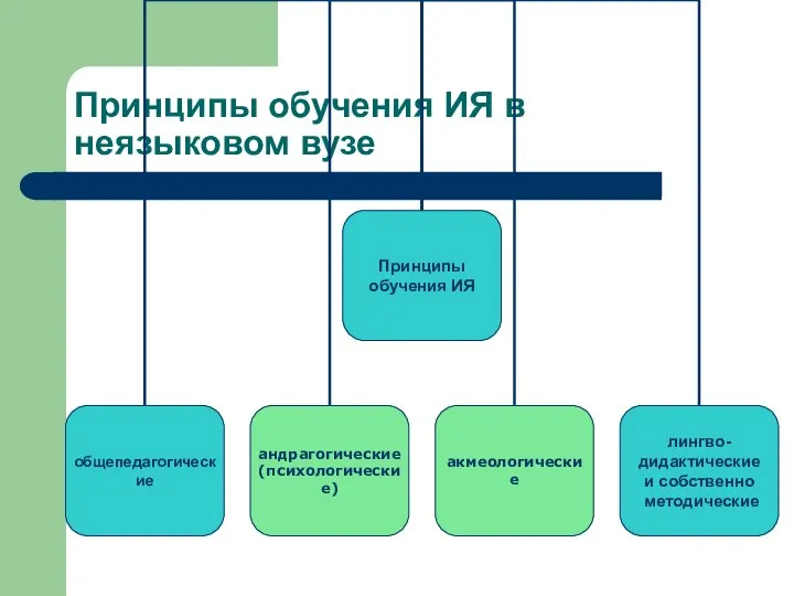 Принципы обучения ИЯ в неязыковом вузе