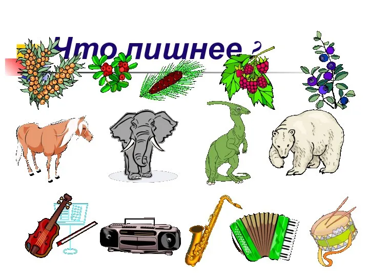 Что лишнее ?