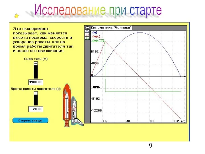 Исследование при старте