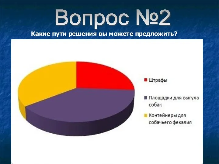 Вопрос №2 Какие пути решения вы можете предложить?