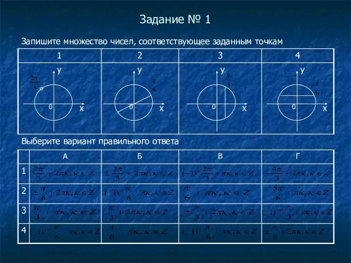 Задание № 1