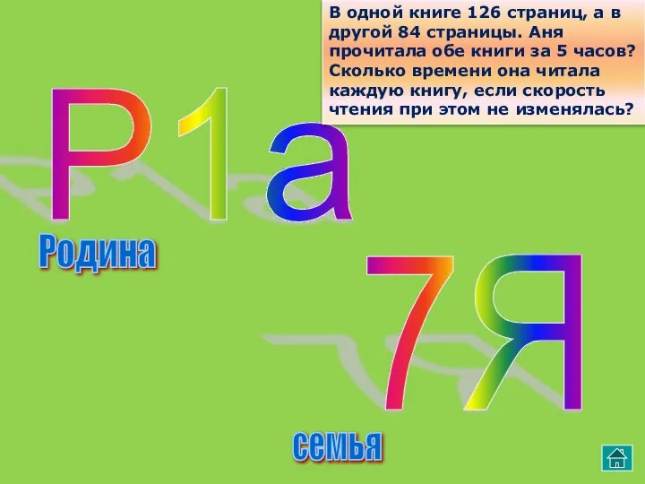 Р1а 7Я Родина семья В одной книге 126 страниц, а в