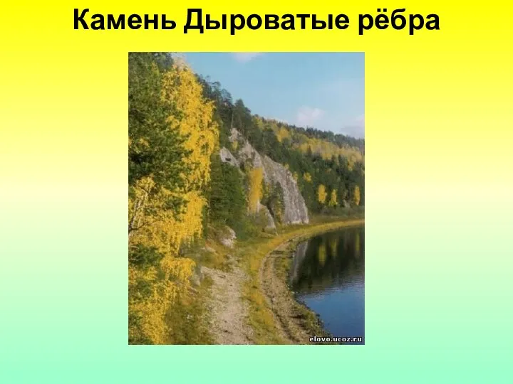 Камень Дыроватые рёбра