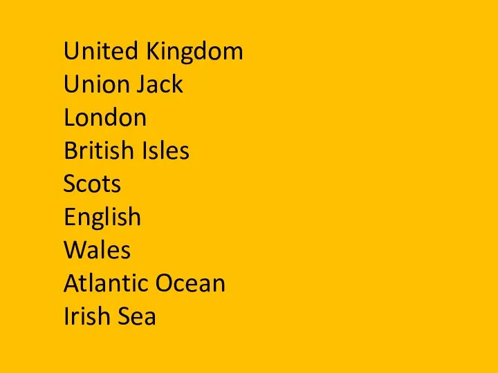 United Kingdom Union Jack London British Isles Scots English Wales Atlantic Ocean Irish Sea