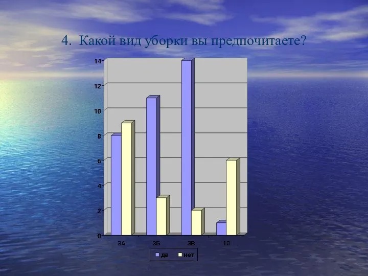 4. Какой вид уборки вы предпочитаете?