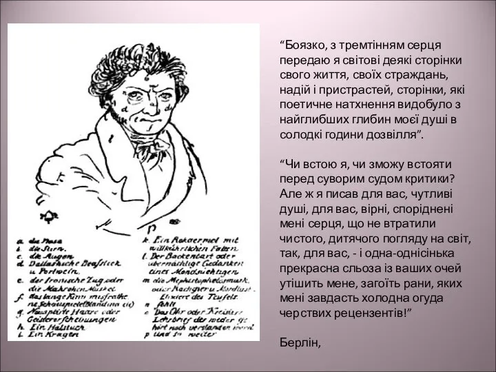 “Боязко, з тремтінням серця передаю я світові деякі сторінки свого життя,