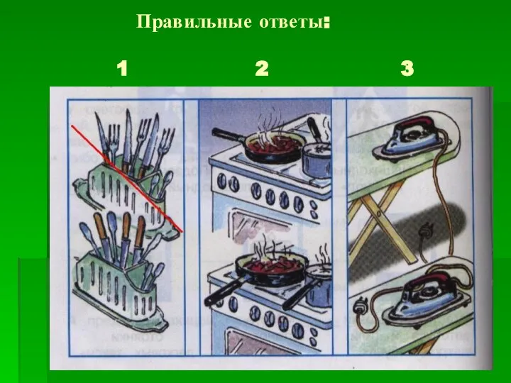 Правильные ответы: 1 2 3