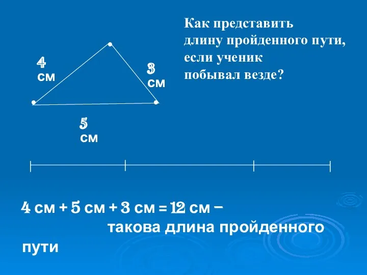 3 см 4 см 5 см 4 см + 5 см