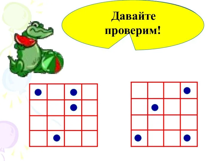 Ребята, если вы внимательно запомнили расположение точек, то ПОВТОРИТЕ. Давайте проверим!
