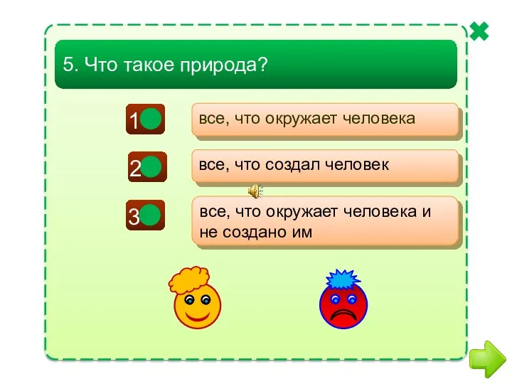 + - все, что окружает человека все, что создал человек все,