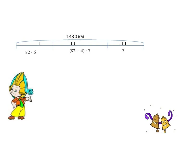 1430 км I I I I I I 82 ∙ 6