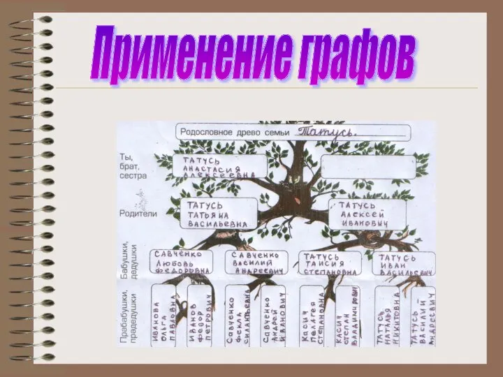 Применение графов