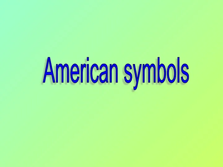 American symbols