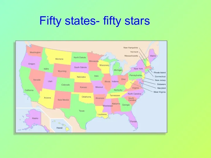 Fifty states- fifty stars