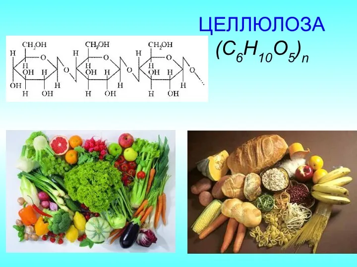 ЦЕЛЛЮЛОЗА (С6Н10О5)n