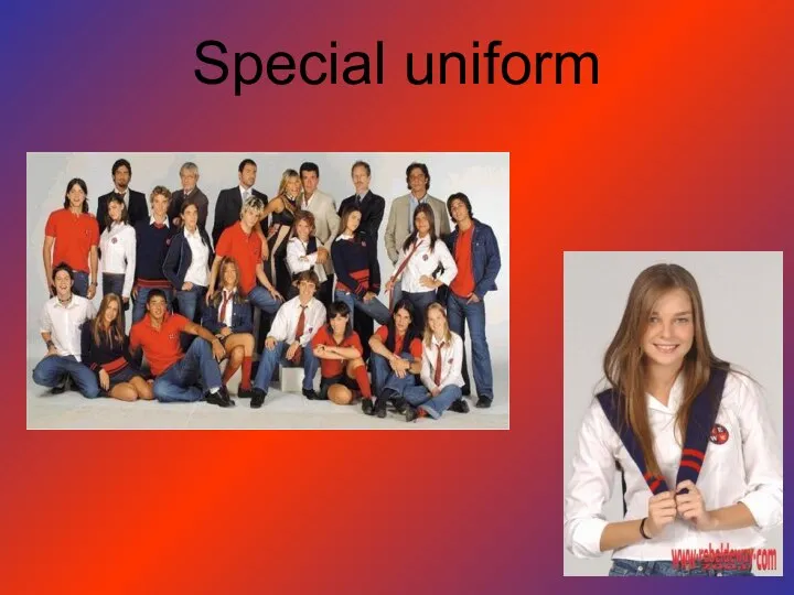 Special uniform