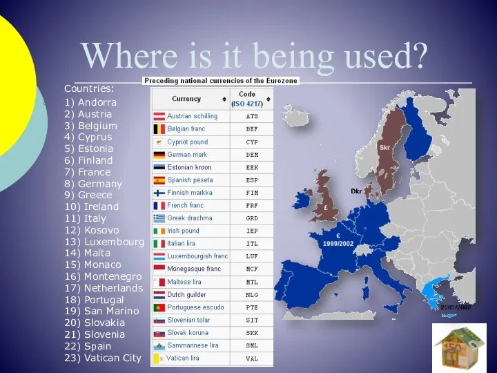 Where is it being used? Countries: 1) Andorra 2) Austria 3)