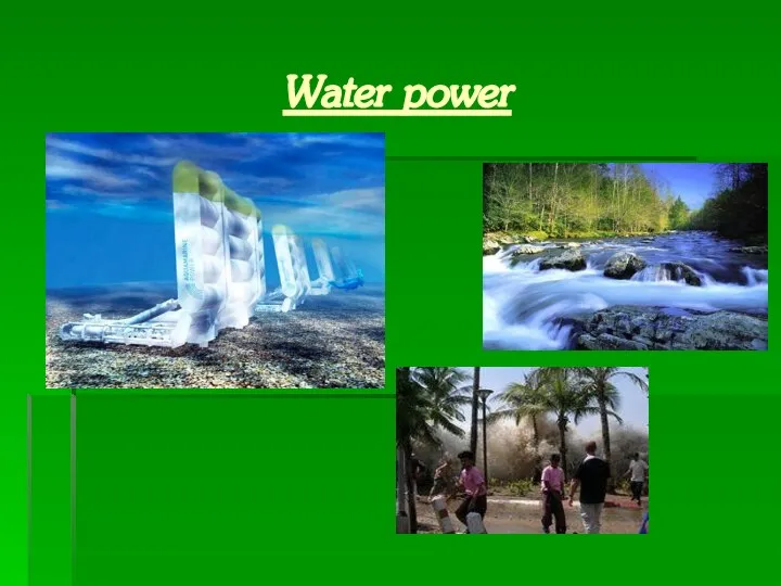 Water power