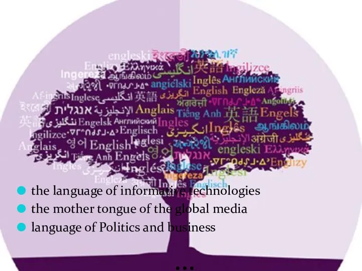 the language of informative technologies the mother tongue of the global