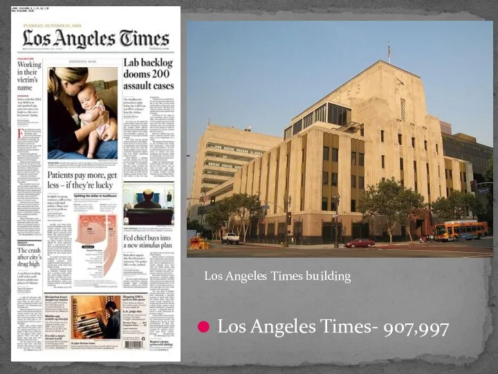 Los Angeles Times- 907,997 Los Angeles Times building