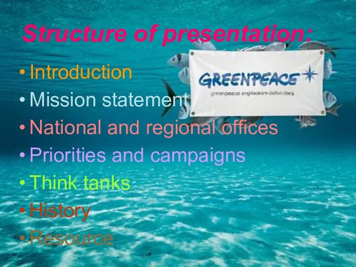 Structure of presentation: Introduction Mission statement National and regional offices Priorities