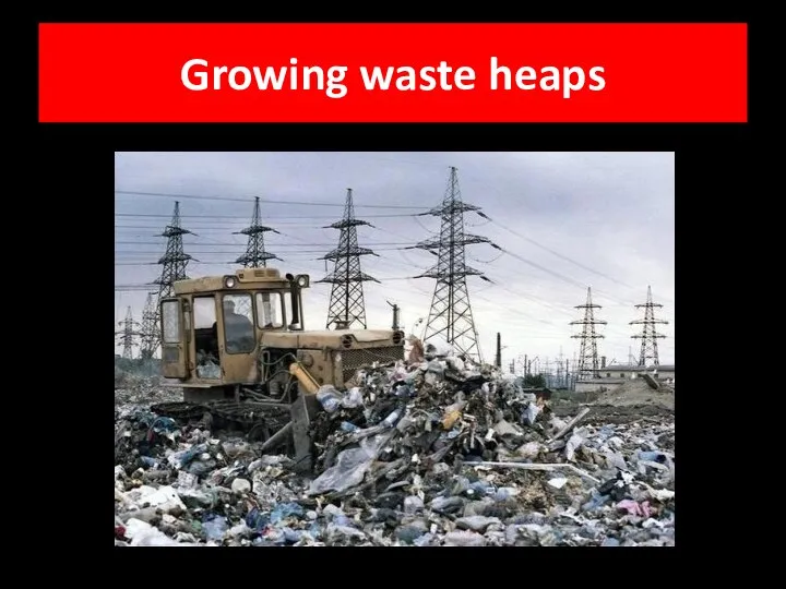 Growing waste heaps