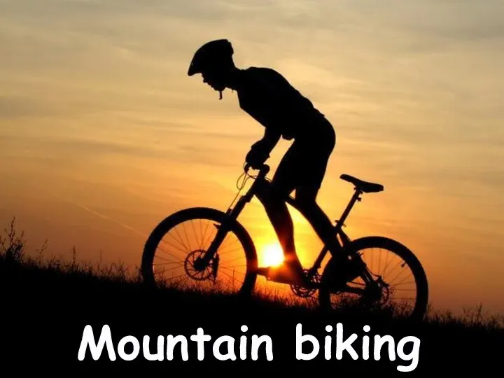 Mountain biking