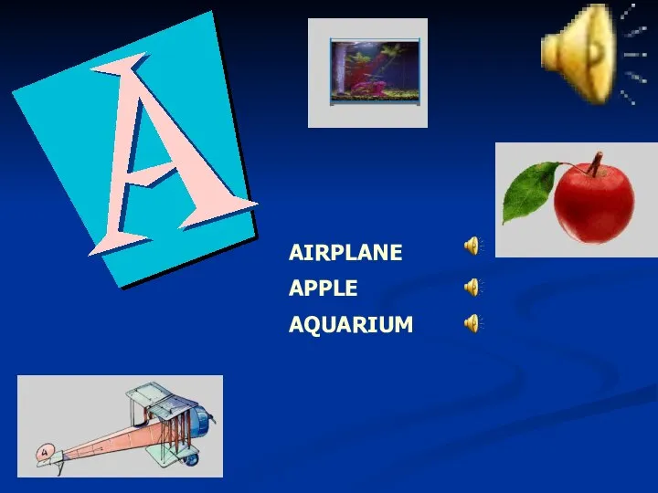 AIRPLANE APPLE AQUARIUM