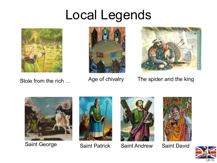 Local Legends Stole from the rich … The spider and the