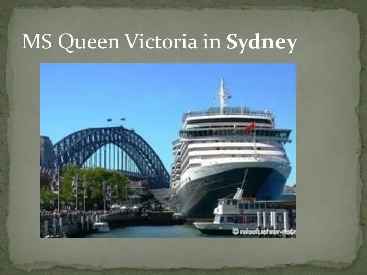 MS Queen Victoria in Sydney