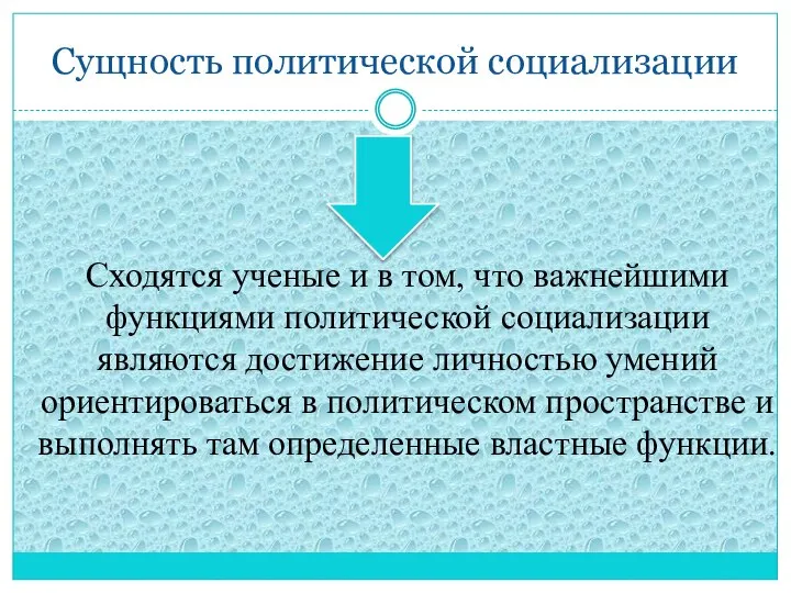 Сущность политической социализации Сходятся ученые и в том, что важнейшими функциями