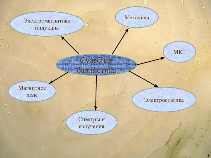 Судебная баллистика Электромагнитная индукция Механика МКТ Магнитное поле Спектры и излучения Электростатика