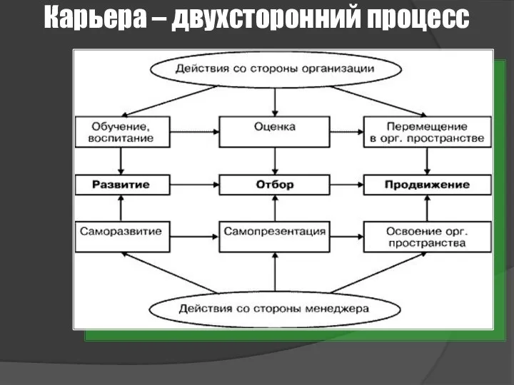 Карьера – двухсторонний процесс