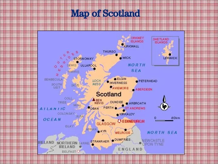 Map of Scotland