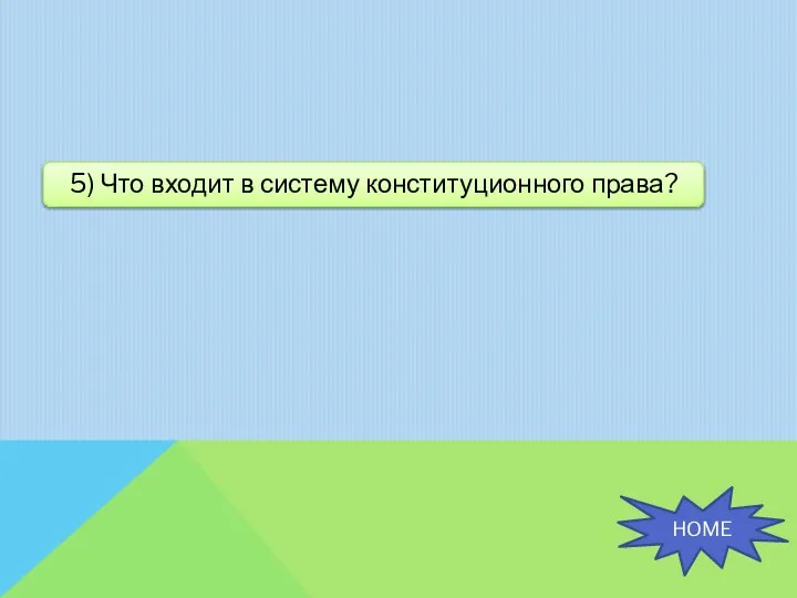 5) Что входит в систему конституционного права? HOME