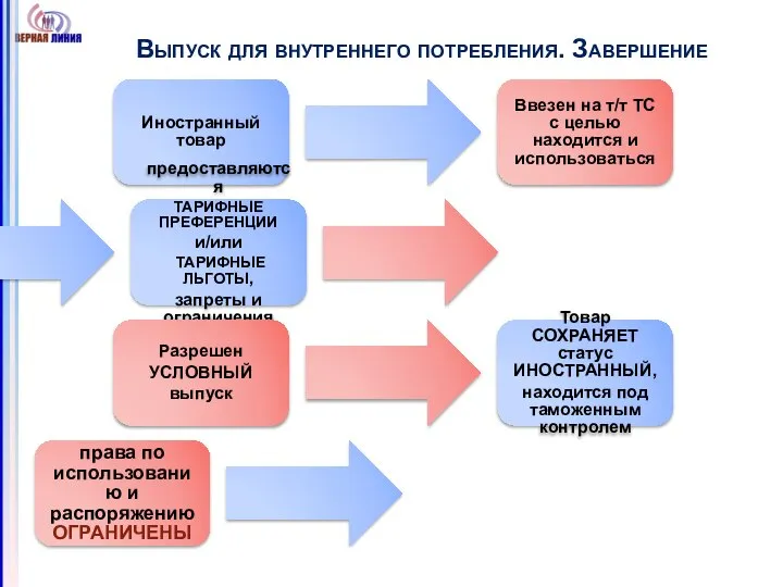 Выпуск для внутреннего потребления. Завершение