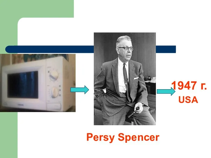 Persy Spencer 1947 г. USA