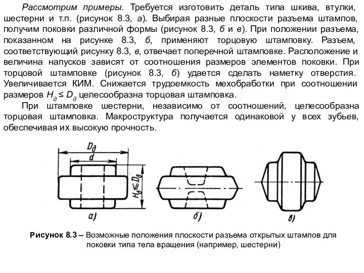 Рассмотрим примеры. Требуется изготовить деталь типа шкива, втулки, шестерни и т.п.