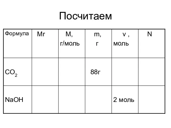 Посчитаем