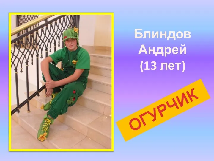 Блиндов Андрей (13 лет) ОГУРЧИК