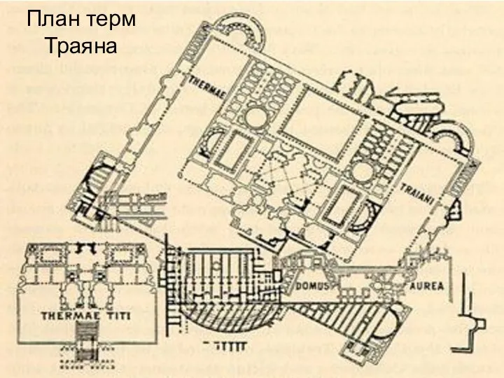 План терм Траяна