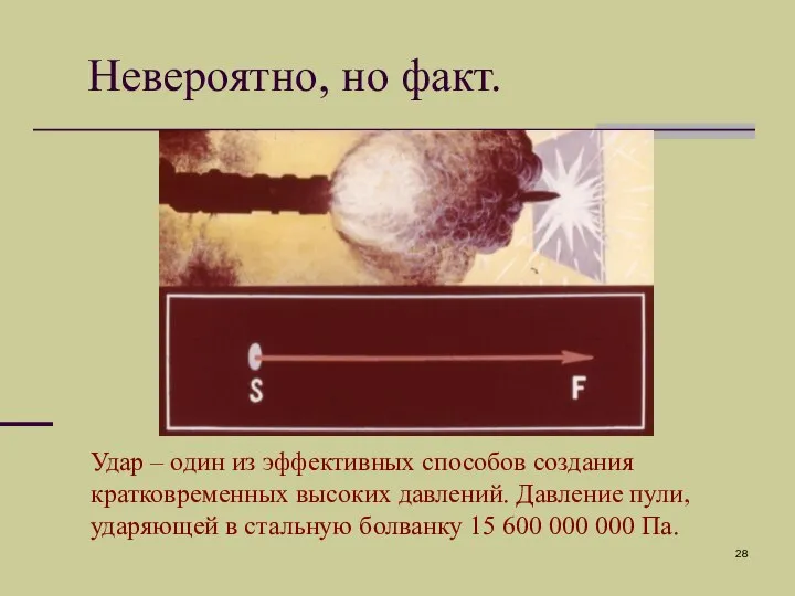 Невероятно, но факт. Удар – один из эффективных способов создания кратковременных