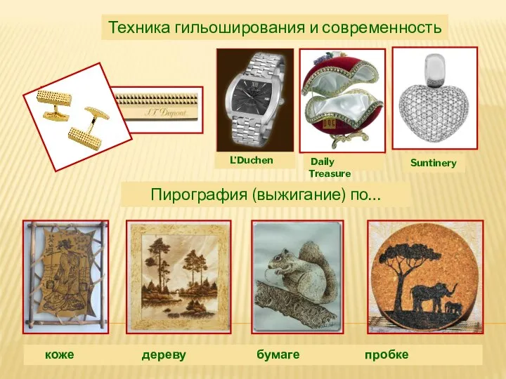 Техника гильоширования и современность Daily Treasure Suntinery Пирография (выжигание) по… коже дереву бумаге пробке L’Duchen