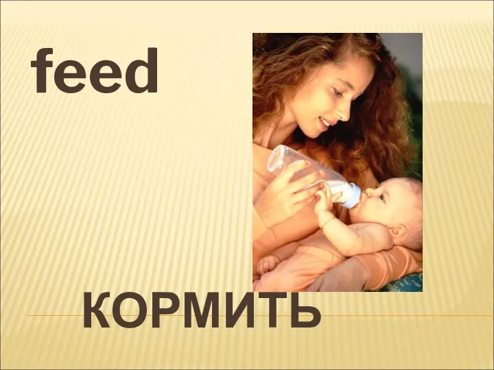 КОРМИТЬ feed