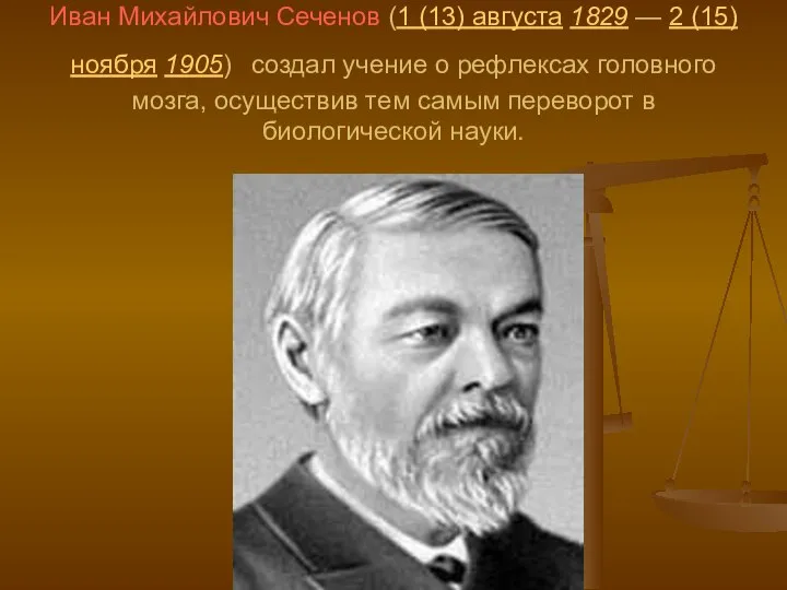 Иван Михайлович Сеченов (1 (13) августа 1829 — 2 (15) ноября