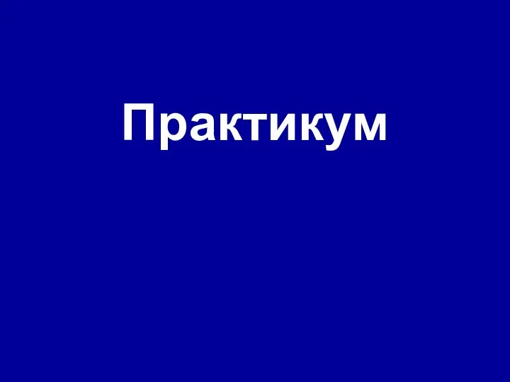 Практикум