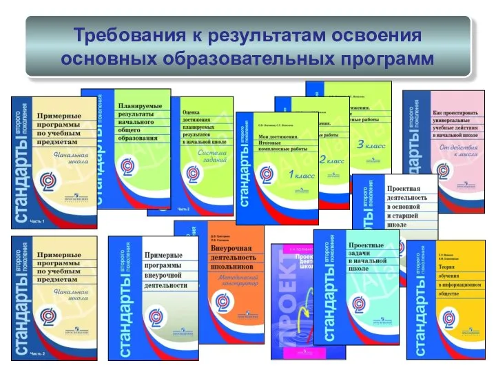 Требования к результатам освоения основных образовательных программ